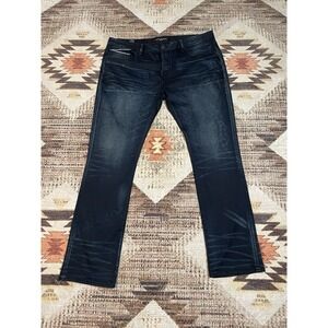 Cult Of Individuality Rebel Straight Dark Wash Denim Jeans 40x33